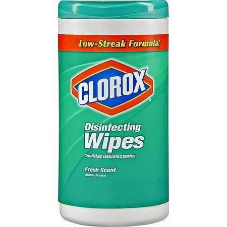 CLOROX 0 Disinfecting Wipes Can, Lemon Lime Blossom, White 1656